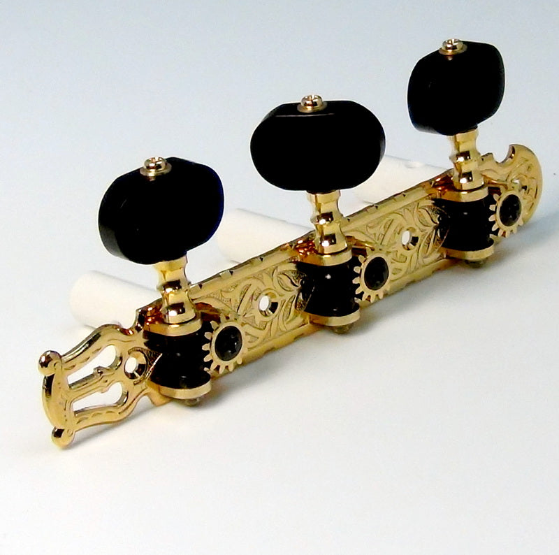 Classical Guitar Tuner Gotoh 35G1600 ENX Black Wood Buttons