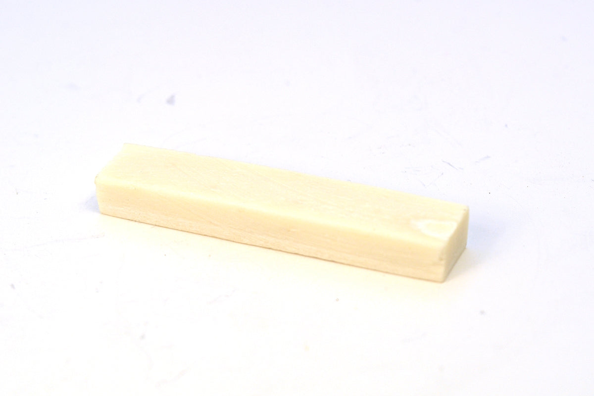 Oversized Unsanded Bone Nut Blank 55 x 9 x 6mm