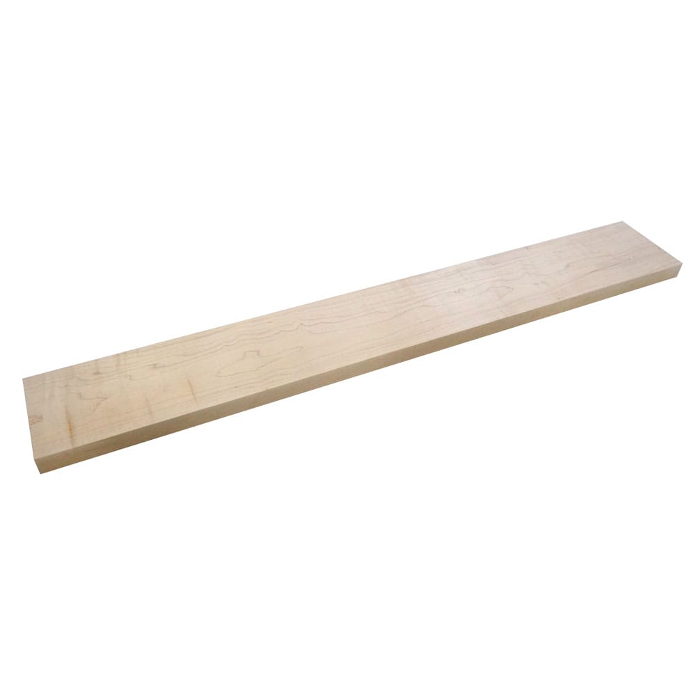 Blank Bass Neck for Bolt on, 920x130x27mm, Maple Flat grain, A-grade