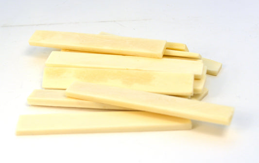 Oversized Unsanded Bone Saddle Blank 85 x 12 x 3mm