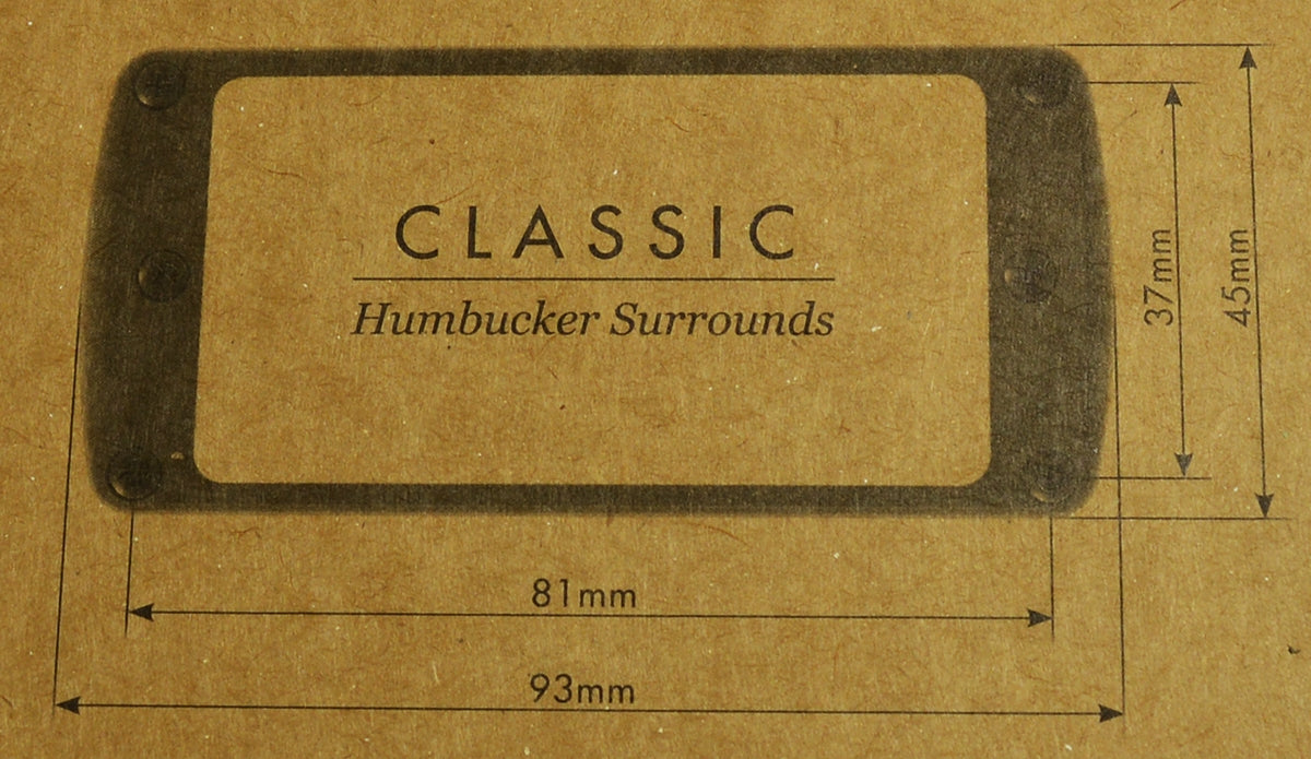 Anomaly Humbucker Surround Classic Cream Diagram