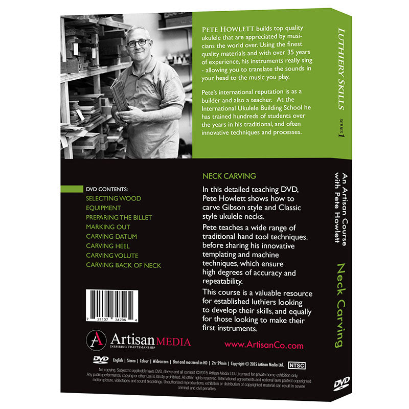 Pete Howlett Neck Carving DVD