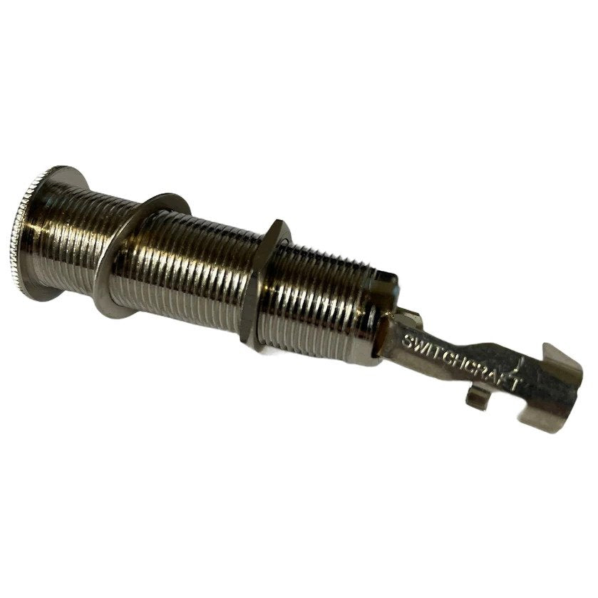 Switchcraft #151 Mono Jack Socket, 1/4 Inch, Long Threaded