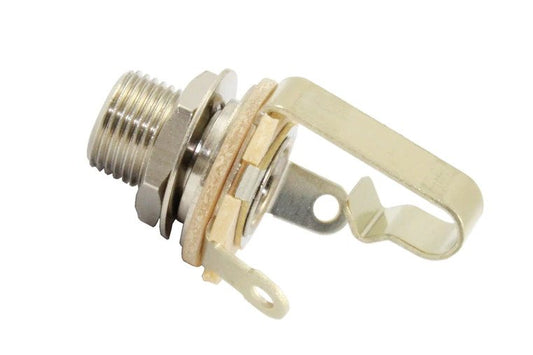 Switchcraft Mono Jack Socket, #11, with 3/8 Inch Threaded Bushing
