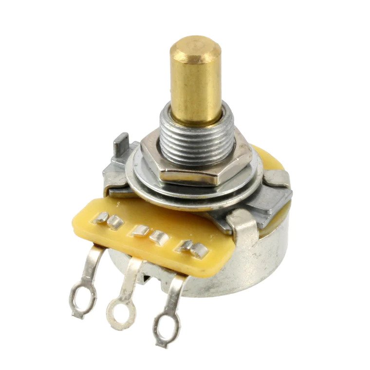 CTS 250K Solid Shaft Pot, Audio (Log) Taper