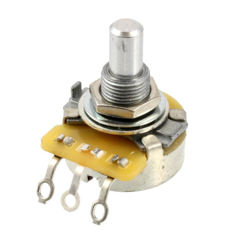 CTS 500K Solid Shaft Pot, Audio (Log) Taper