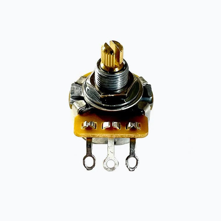 CTS 250K Short Spline Pot, Split Shaft, Audio (Log) Taper
