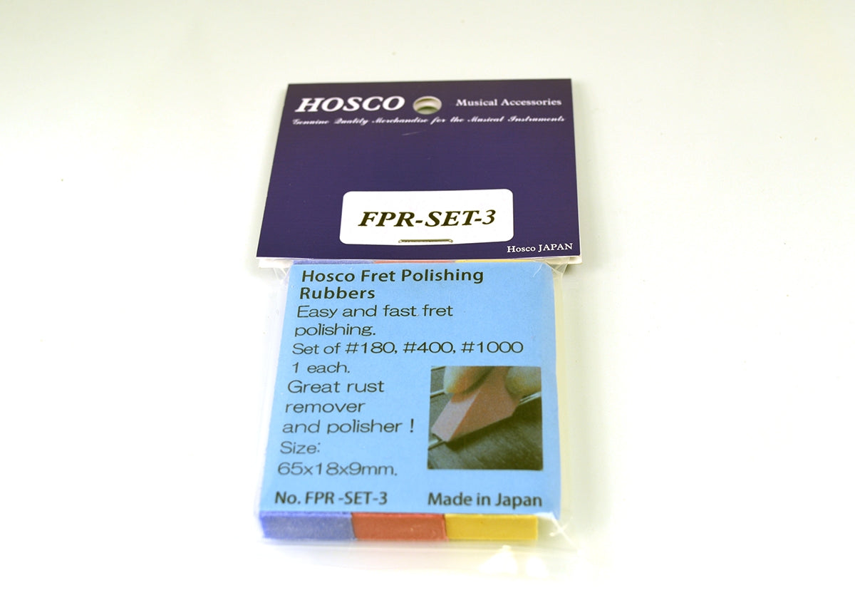 Fret Polishing Rubber Set Of 3