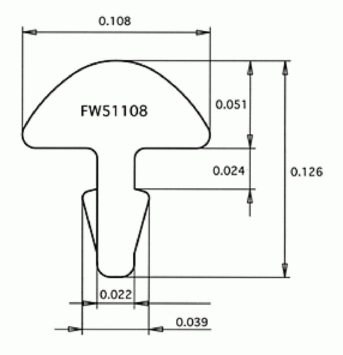Fret Wire Jescar FW51108 Stainless Steel