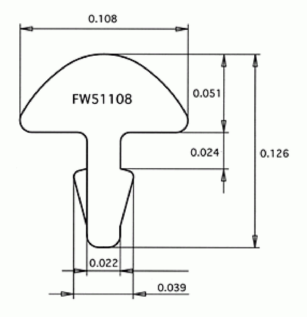 Fret Wire Jescar FW51108 Stainless Steel