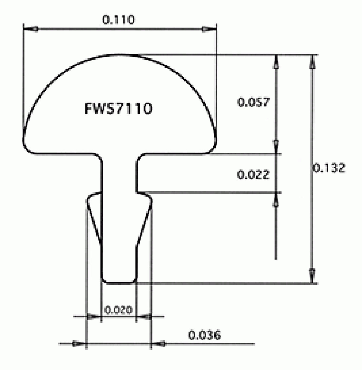 Fret Wire Jescar FW57110 Stainless Steel