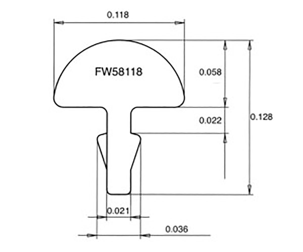 Fret Wire Jescar FW58118 NiS