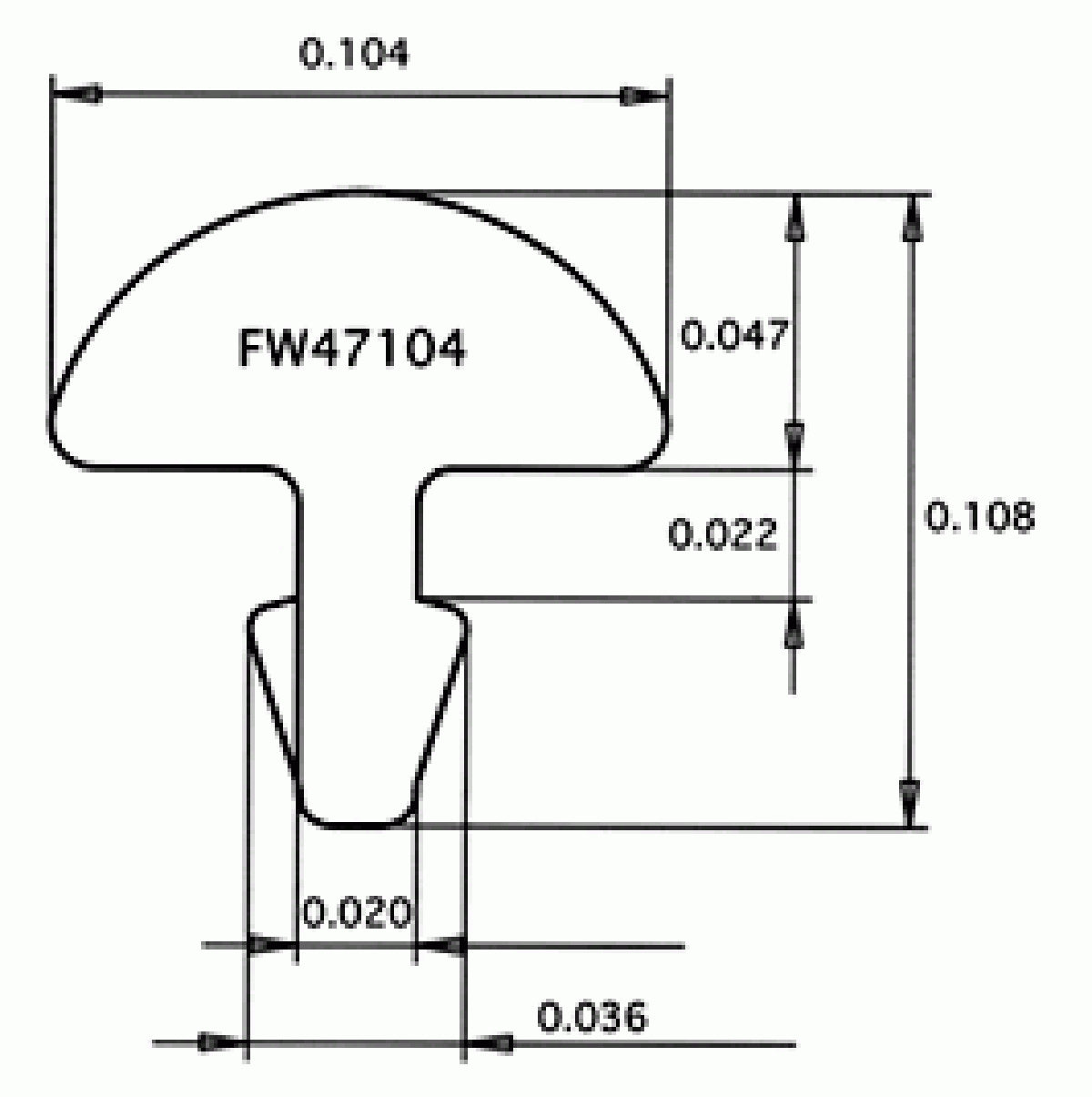 Fret Wire Jescar FW47104