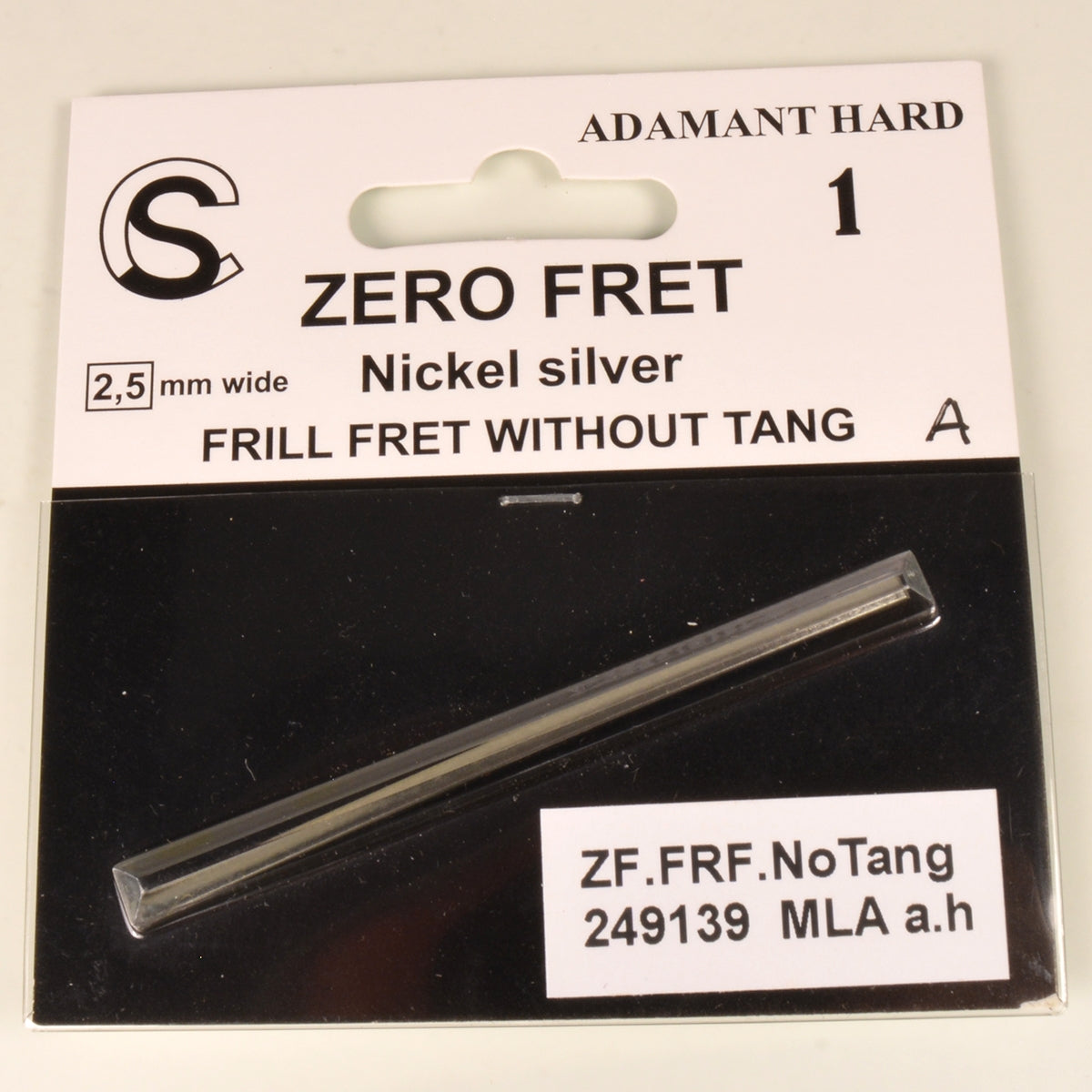 Zero Fret 249139 No Tang