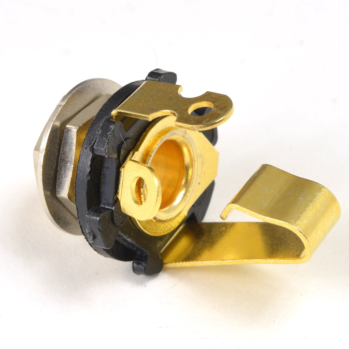 Gold plated mono jack socket