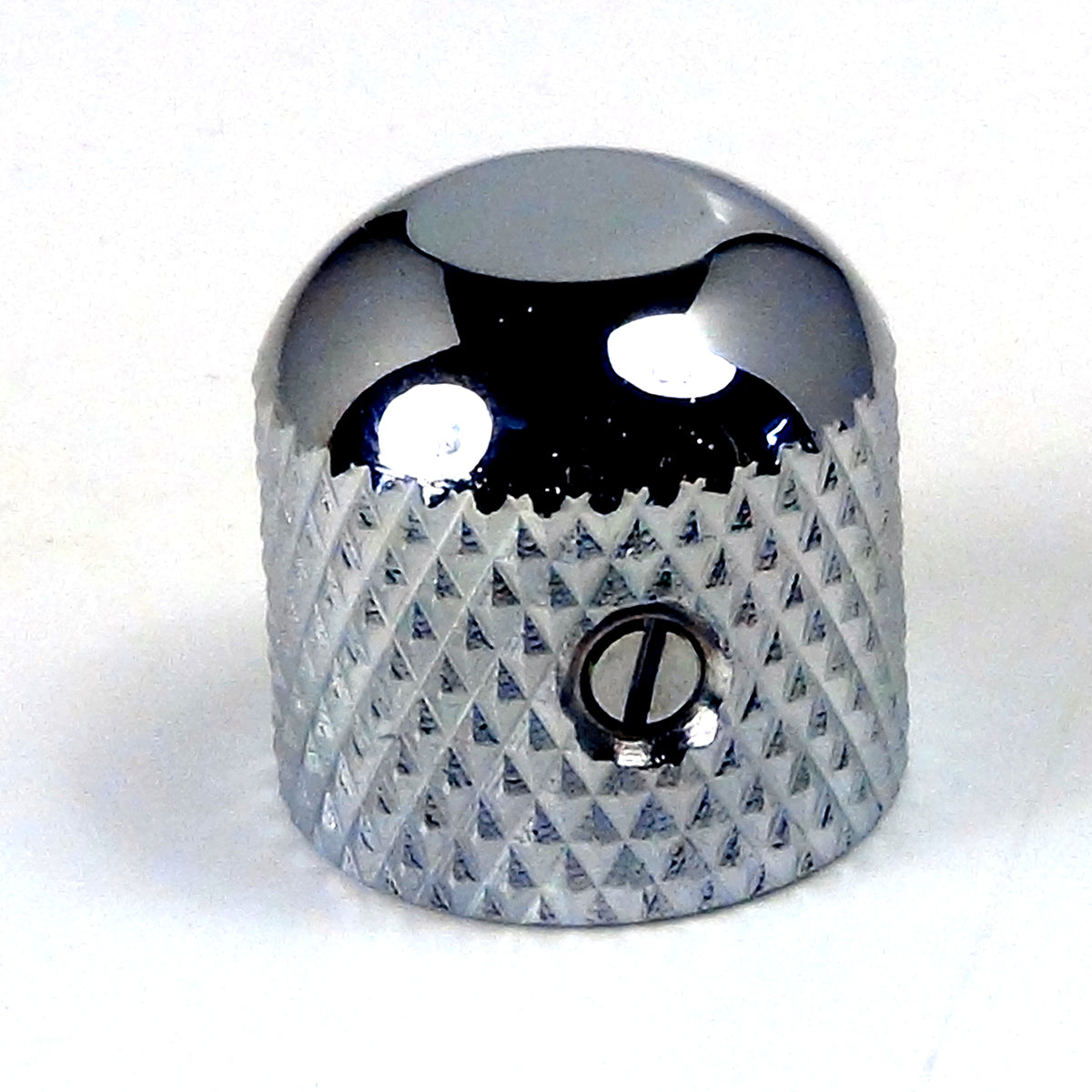 METAL DOME KNOB CHROME 19MM