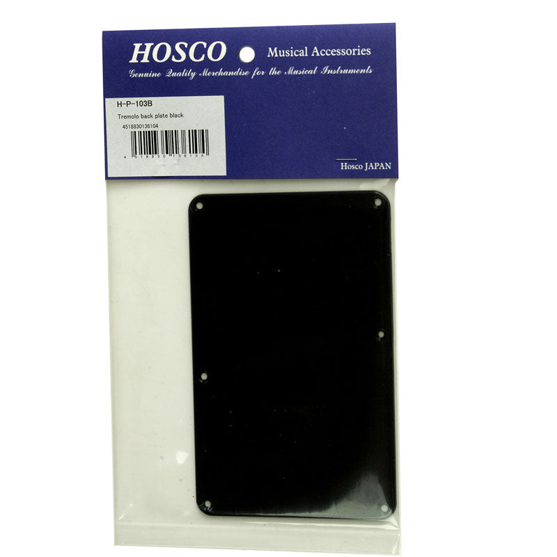 Hosco Tremolo Back Plate Black