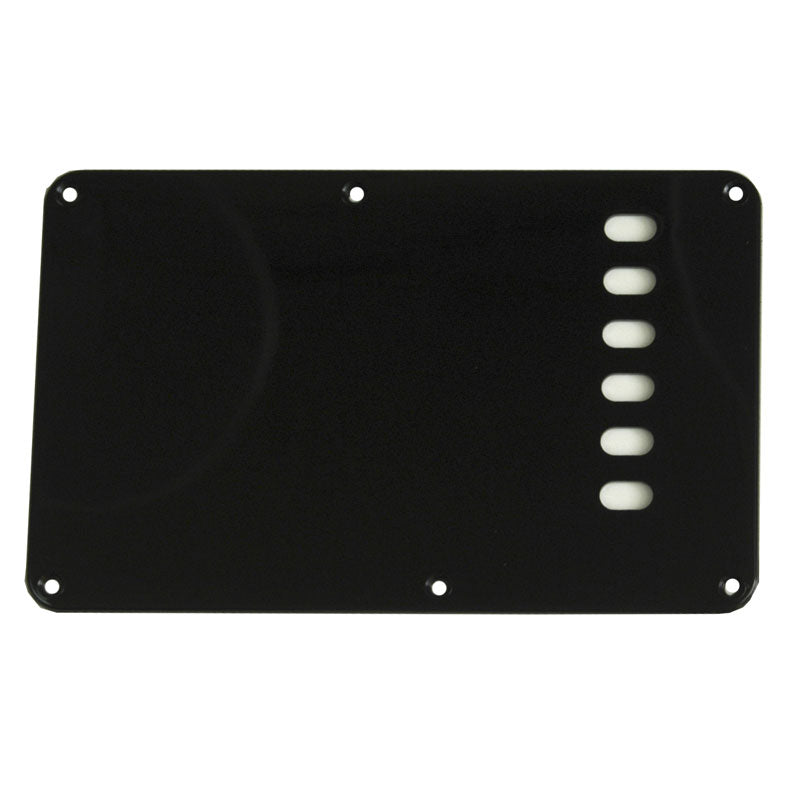 Hosco Tremolo Back Plate Black with 10.5mm string spacing holes