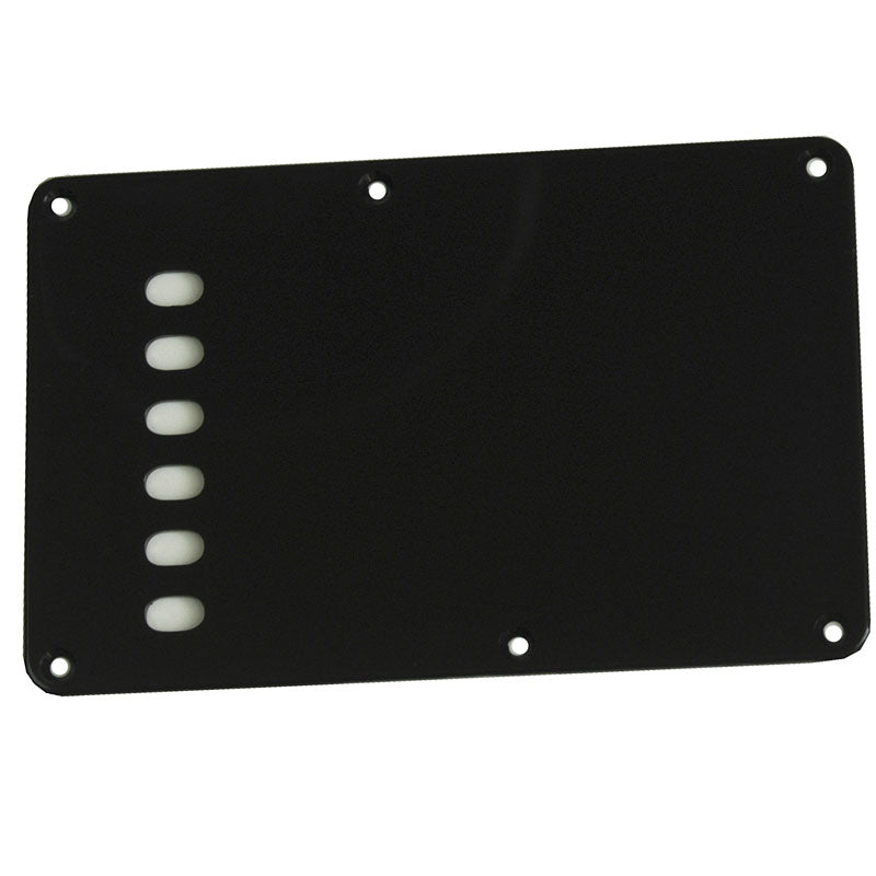 Hosco Tremolo Back Plate Black with 11.2mm string spacing holes