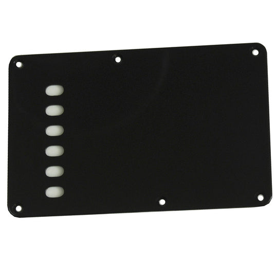 Hosco Tremolo Back Plate Black with 11.2mm string spacing holes