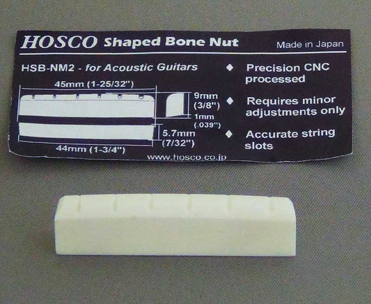 Martin Style pre shaped bone nut