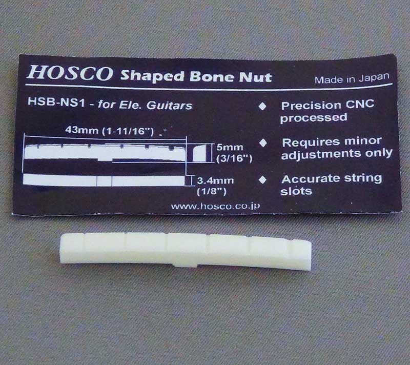 Fender Style pre shaped bone nut