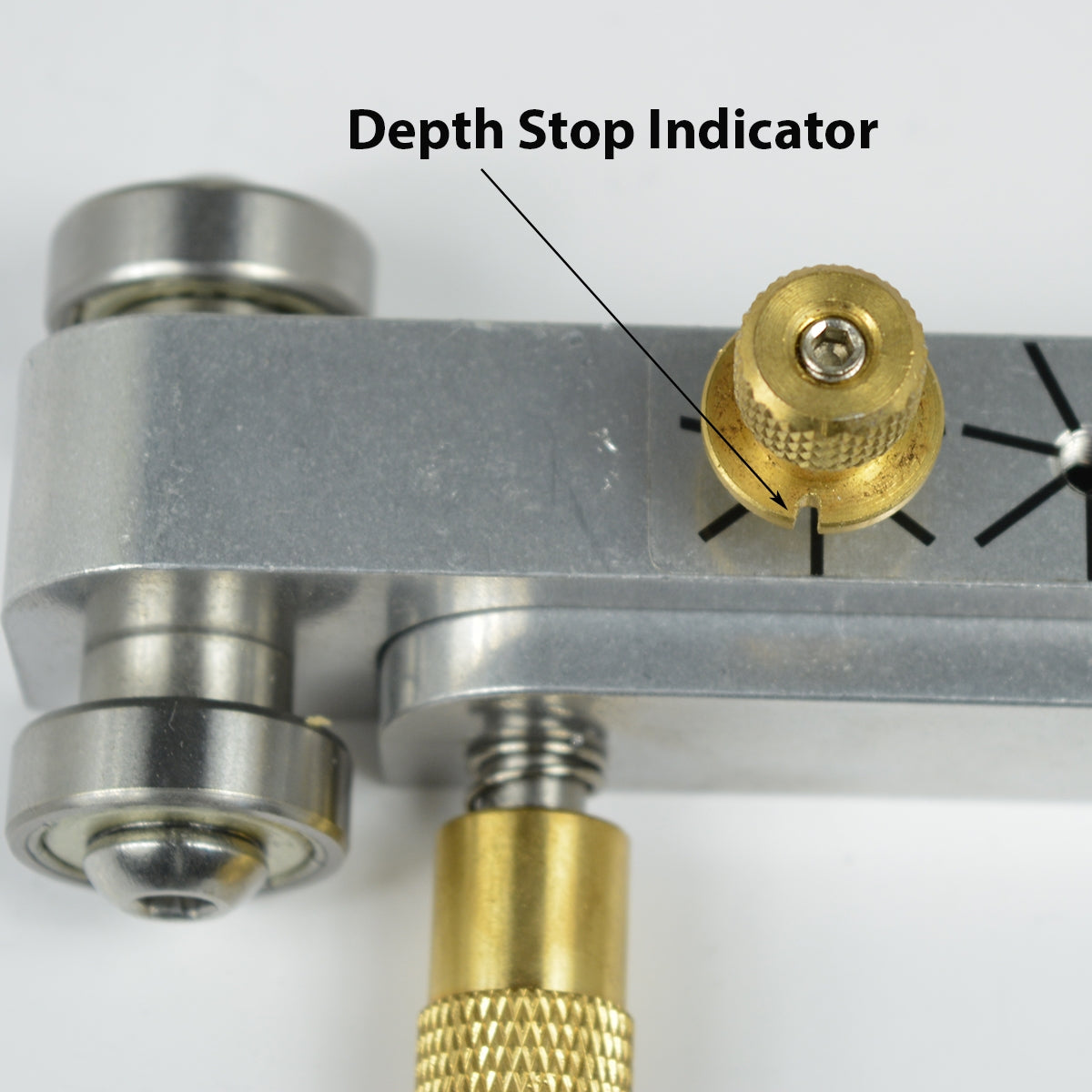 Nut and saddle Sanding Carriage depth adjuster