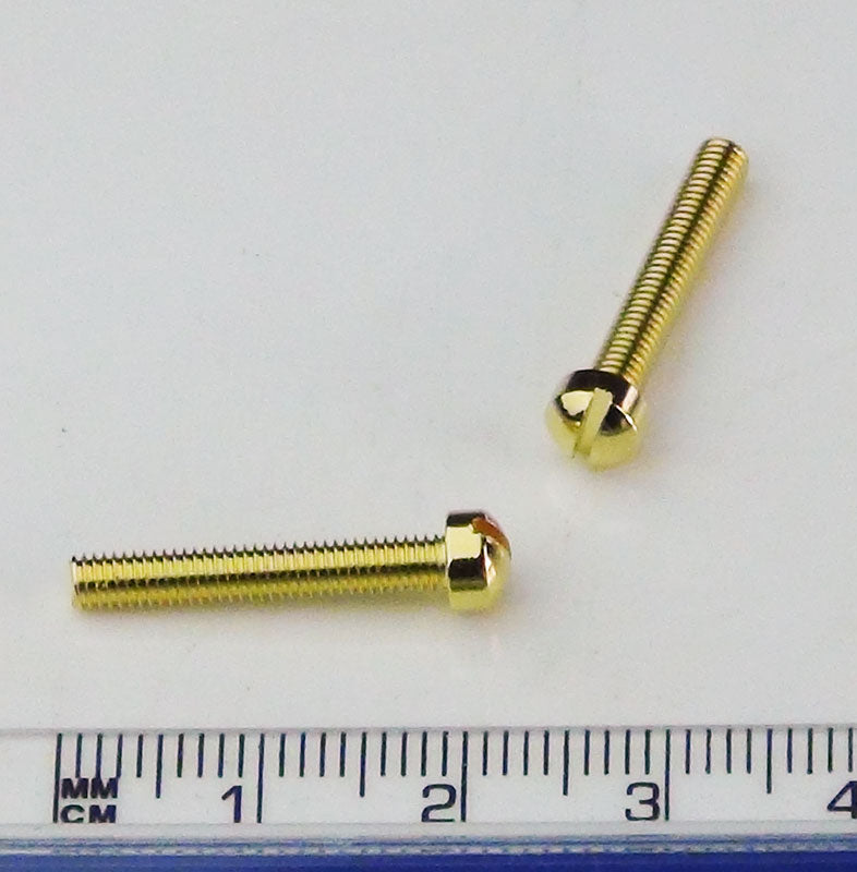 Humbucker Pole Screws in gold