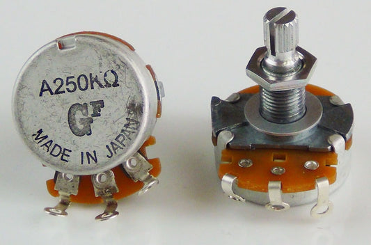 Control Pot 250k Log 24mm