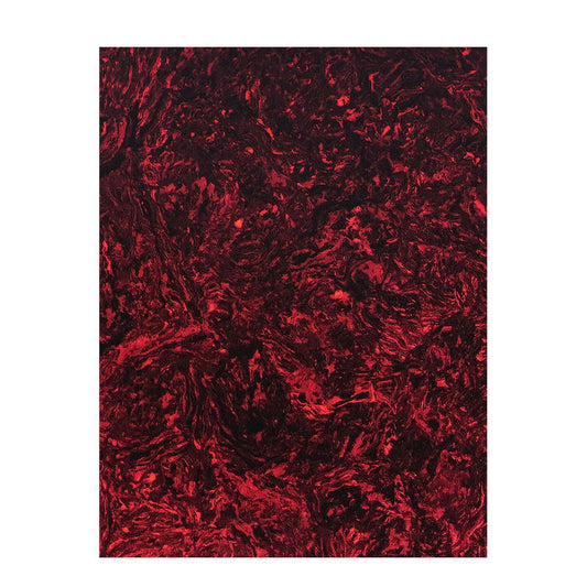 Martin Style Acoustic Self Adhesive Pickguard, Red Tortoise