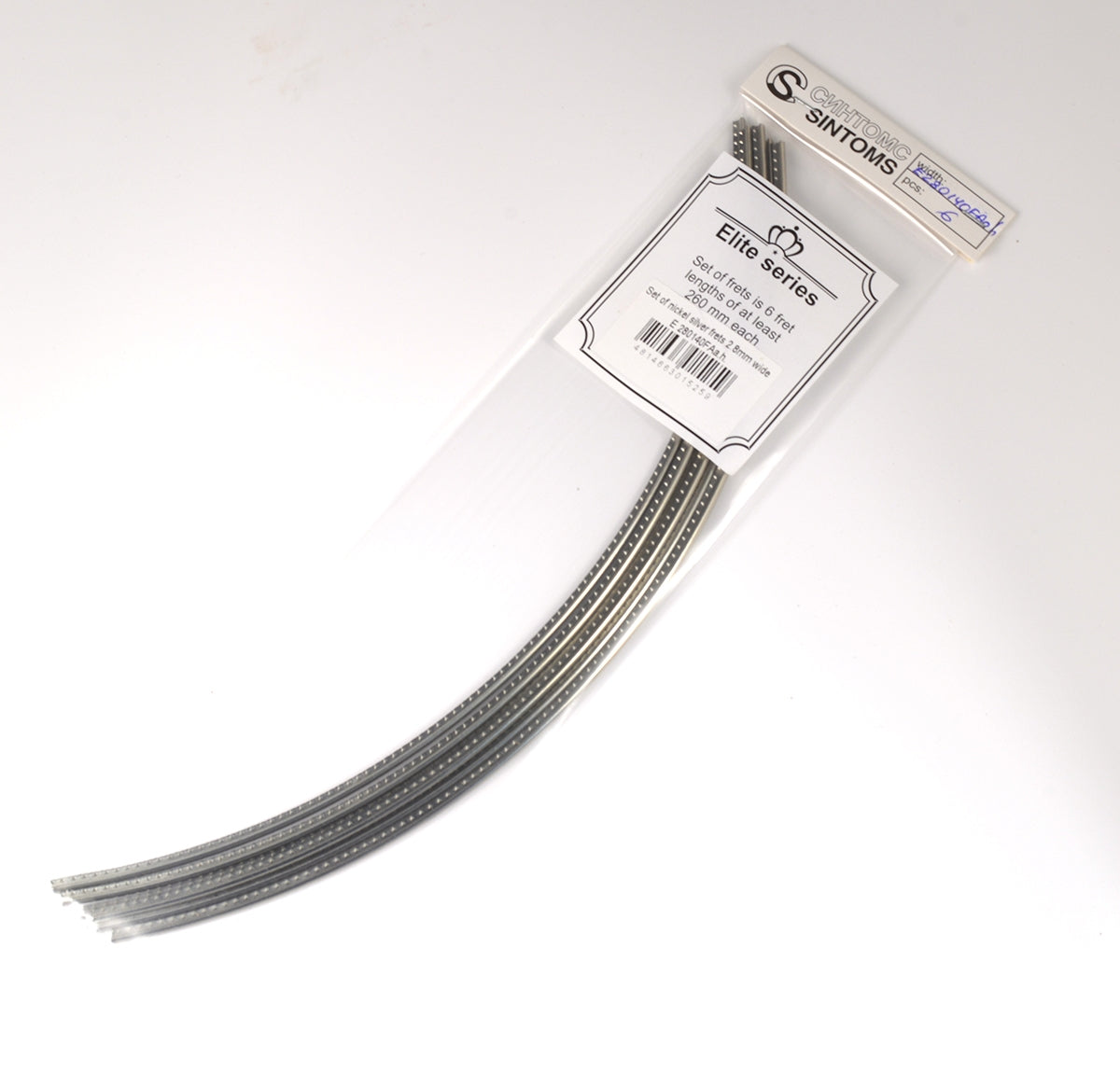 Sintoms Elite Fret 2.8mm crown width. 25% Nickel