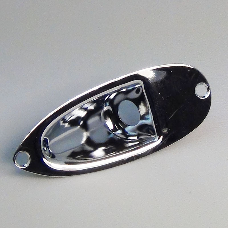 Strat Style Jack Plate Chrome