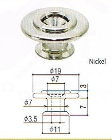 Bass String Retainer Diagram