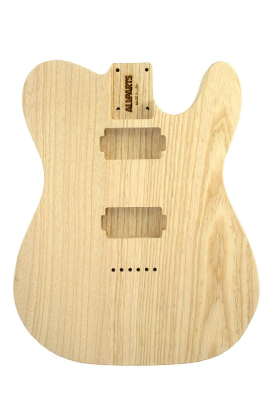Telecaster Replacement Body, With Contour, Swamp Ash, Unfinished