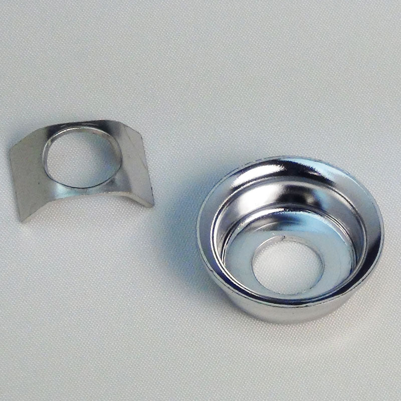 Tele style Jack Plate Chrome