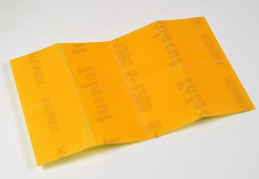 Kovax Tolecut Finishing Paper 1200 Grit 70 x 114mm