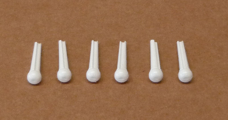 White Plastic Bridge Pins