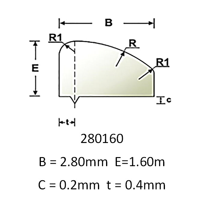 Zero Fret 280160 No Tang