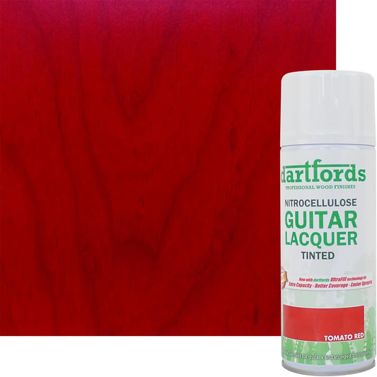 Tomato Red Nitrocellulose Guitar Lacquer - 400ml Aerosol