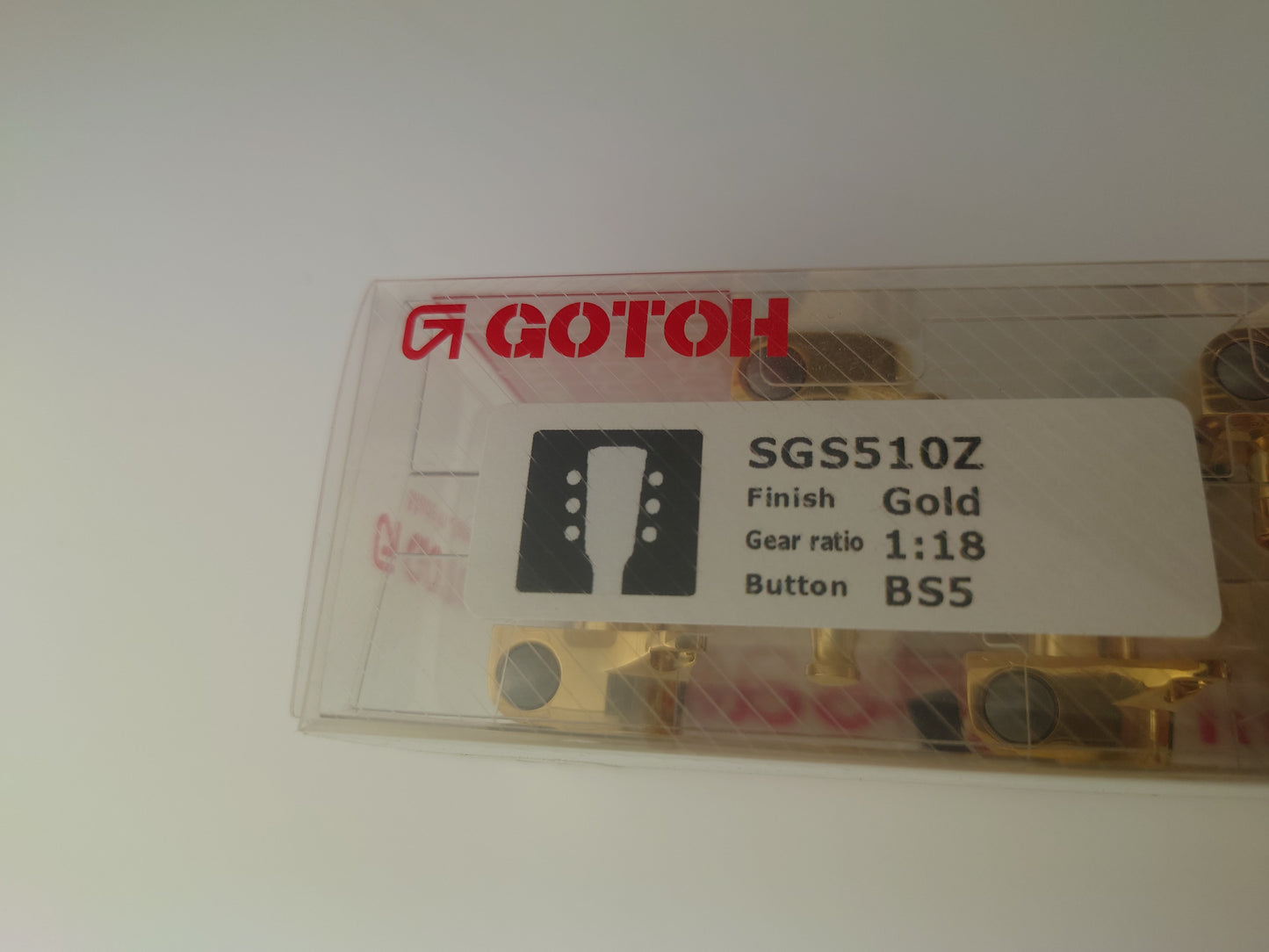 Gotoh SGS510Z -BS5, Gold, 3L+3R, Guitar Tuners