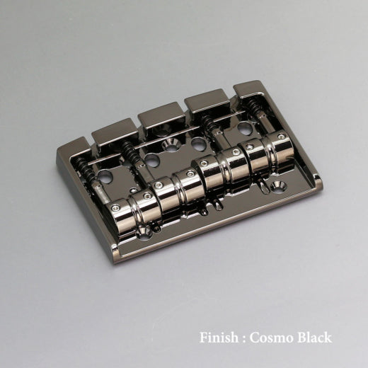 Gotoh 404SJ 4 String Bass Bridge, Cosmo Black