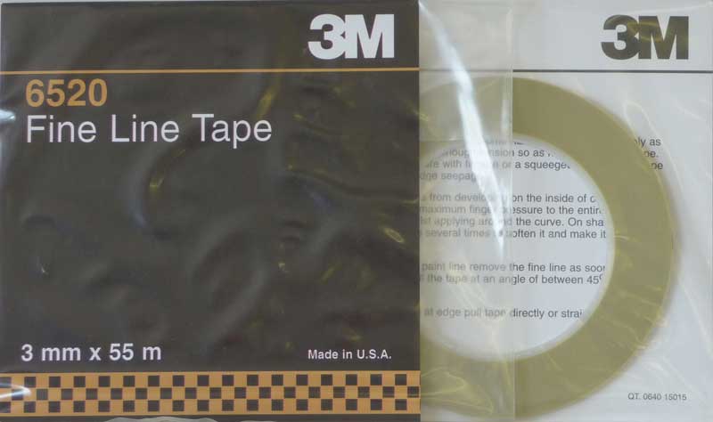 Fine Line Masking Tape, 3mm