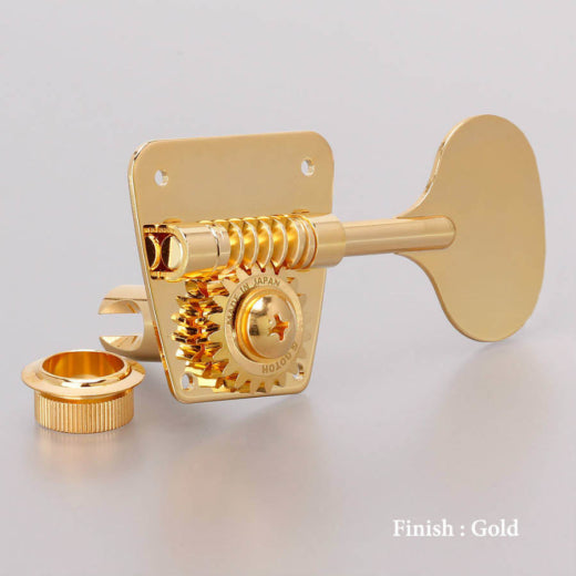 Gotoh FB30 Bass Machine Head, Gold, 4 Left Bass Side, Lollipop