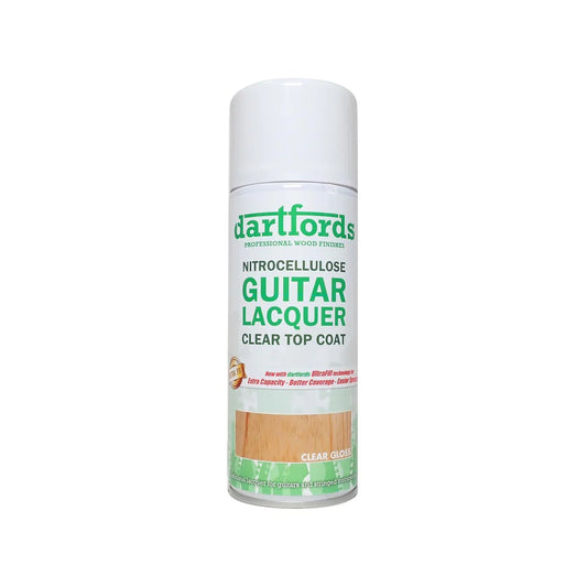 Dartford's Clear Nitrocellulose Guitar Lacquer, 400ml Aerosol