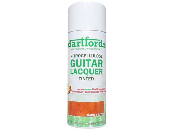 Dartford's Nitrocellulose Guitar Lacquer Aerosol, Tinted See-Through, 400ml Aerosol