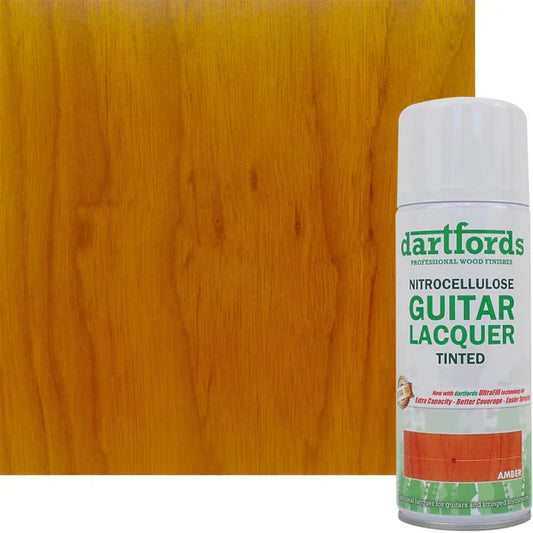 Dartford's Nitrocellulose Guitar Lacquer Aerosol, Tinted See-Through, 400ml Aerosol