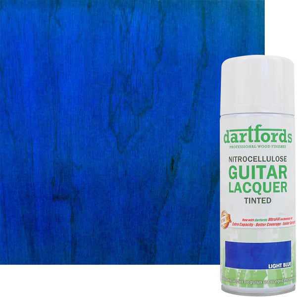 Dartford's Nitrocellulose Guitar Lacquer Aerosol, Tinted See-Through, 400ml Aerosol