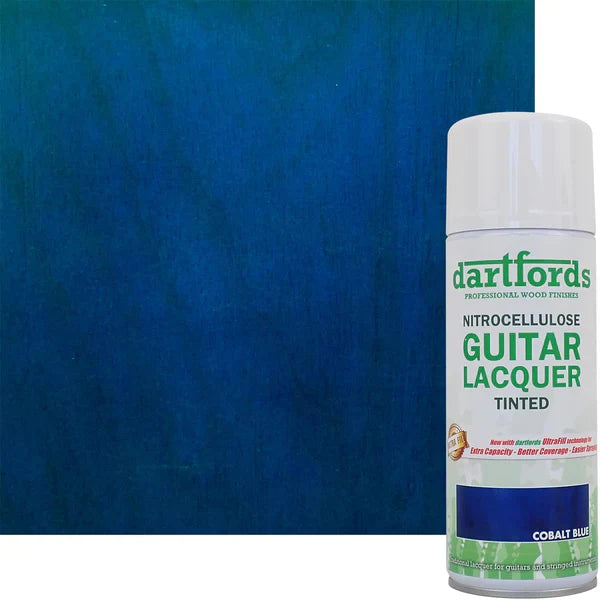 Dartford's Nitrocellulose Guitar Lacquer Aerosol, Tinted See-Through, 400ml Aerosol