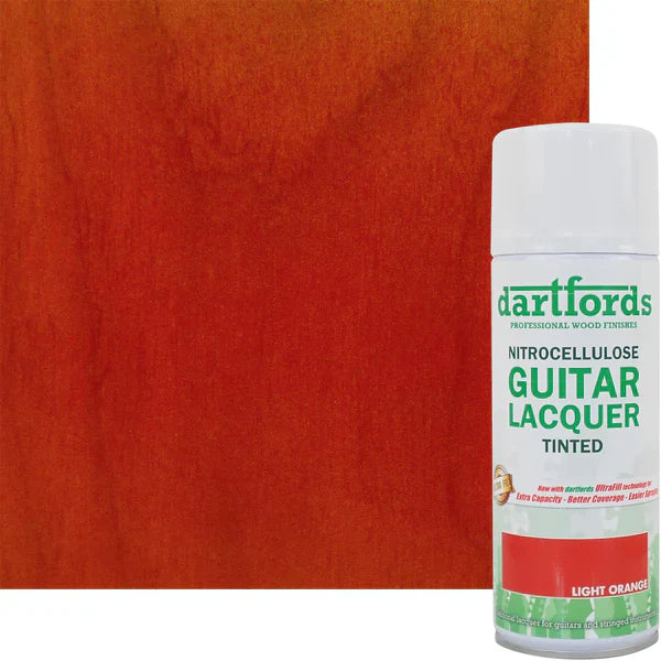 Dartford's Nitrocellulose Guitar Lacquer Aerosol, Tinted See-Through, 400ml Aerosol