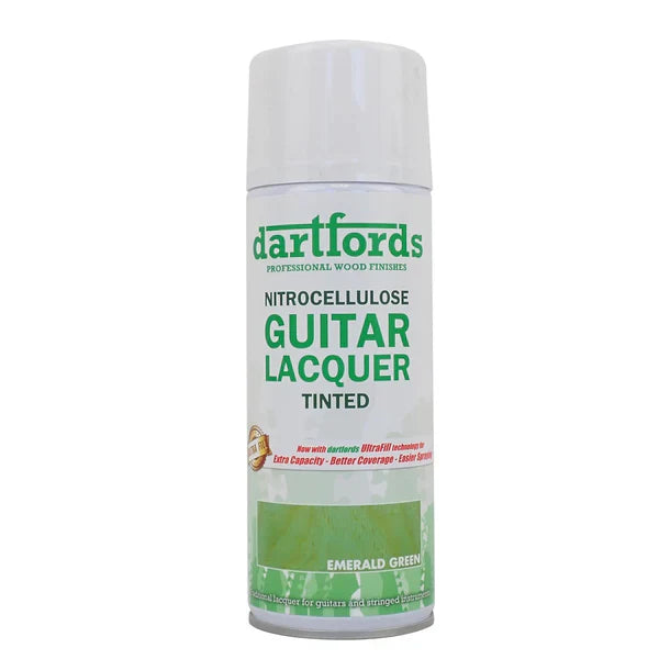 Dartford's Nitrocellulose Guitar Lacquer Aerosol, Tinted See-Through, 400ml Aerosol